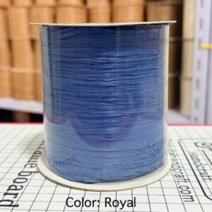 ไหมราฟเฟีย สี Royal - Raffia yarn Color: Royal