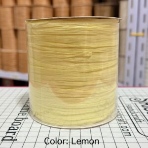 ไหมราฟเฟีย สี Lemon - Raffia yarn Color: Lemon