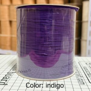 ไหมราฟเฟีย สี indigo - Raffia yarn Color: indigo