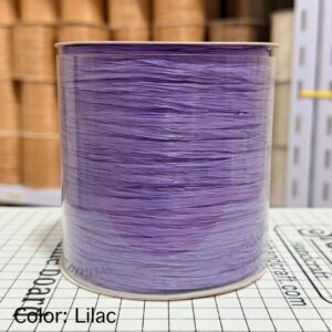 ไหมราฟเฟีย สี Lilac - Raffia yarn Color: Lilac