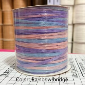 ไหมราฟเฟีย สี Rainbow bridge - Raffia yarn Color: Rainbow bridge