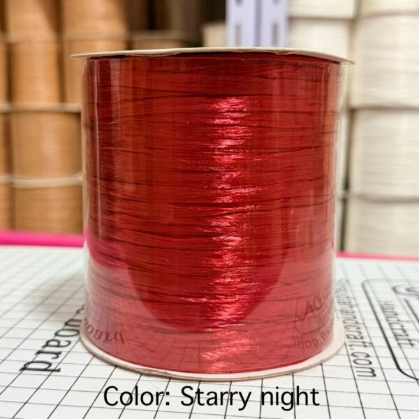 ไหมราฟเฟีย สี Starry night - Raffia yarn Color: Starry night