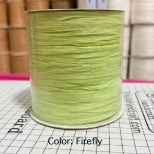 ไหมราฟเฟีย สี Firefly - Raffia yarn Color: Firefly