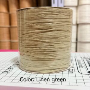 ไหมราฟเฟีย สี Linen green - Raffia yarn Color: Linen green