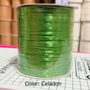 ไหมราฟเฟีย สี Celadon - Raffia yarn Color: Celadon