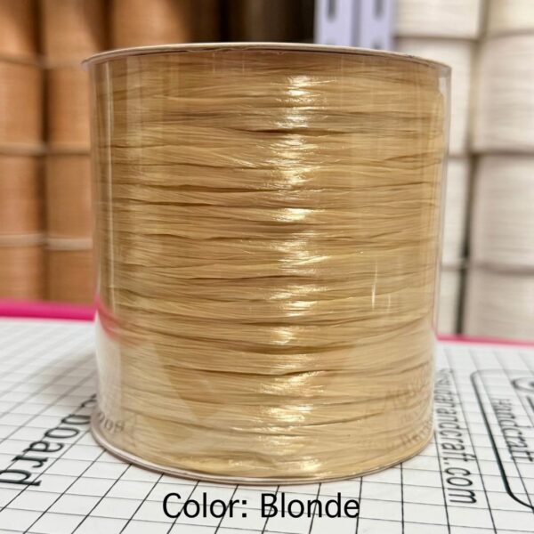 ไหมราฟเฟีย สี Blonde - Raffia yarn Color: Blonde