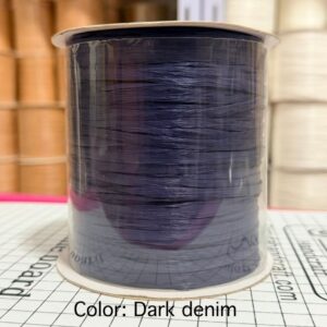 ไหมราฟเฟีย สี Dark denim - Raffia yarn Color: Dark denim