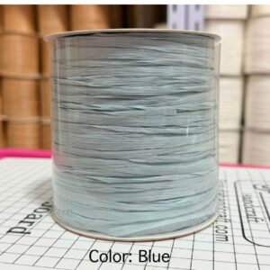ไหมราฟเฟีย สี Blue - Raffia yarn Color: Blue