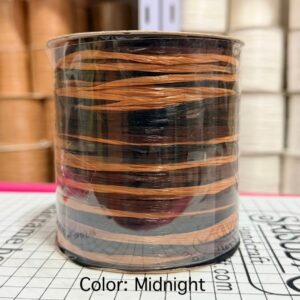 ไหมราฟเฟีย สี Midnight - Raffia yarn Color: Midnight