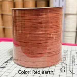 ไหมราฟเฟีย สี Red earth - Raffia yarn Color: Red earth