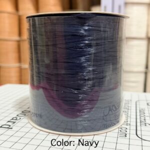 ไหมราฟเฟีย สี Navy - Raffia yarn Color: Navy