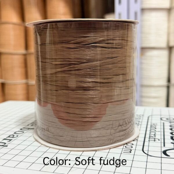 ไหมราฟเฟีย สี Soft fudge - Raffia yarn Color: Soft fudge