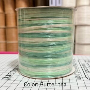 ไหมราฟเฟีย สี Butter tea - Raffia yarn Color: Butter tea
