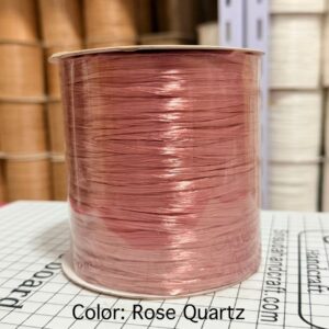 ไหมราฟเฟีย สี Rose Quartz - Raffia yarn Color: Rose Quartz