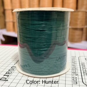 ไหมราฟเฟีย สี Hunter - Raffia yarn Color: Hunter