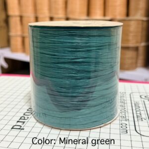 ไหมราฟเฟีย สี Mineral green - Raffia yarn Color: Mineral green