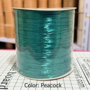 ไหมราฟเฟีย สี Peacock - Raffia yarn Color: Peacock