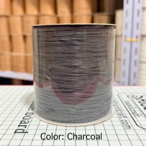 ไหมราฟเฟีย สี Charcoal - Raffia yarn Color: Charcoal