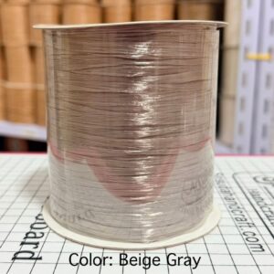 ไหมราฟเฟีย สี Beige gray - Raffia yarn Color: Beige gray