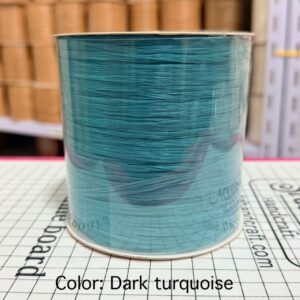 ไหมราฟเฟีย สี Dark turquoise - Raffia yarn Color: Dark turquoise