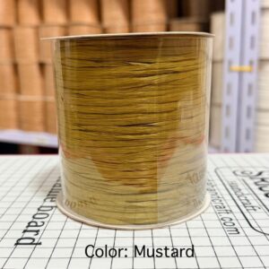 ไหมราฟเฟีย สี Mustard - Raffia yarn Color: Mustard