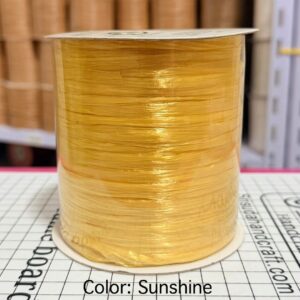 ไหมราฟเฟีย สี Sunshine - Raffia yarn Color: Sunshine
