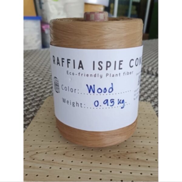 Raffia Ispie สี White Oak (โคนราเฟีย)สำหรับถัก หนัก0.95-1กิโลกรัม