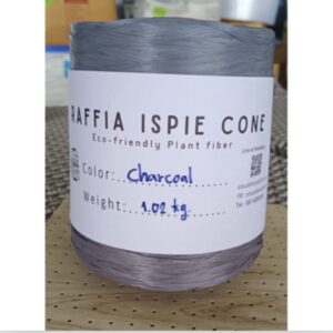 Raffia Ispie สี Wood (โคนราเฟีย)สำหรับถัก หนัก0.95-1กิโลกรัม
